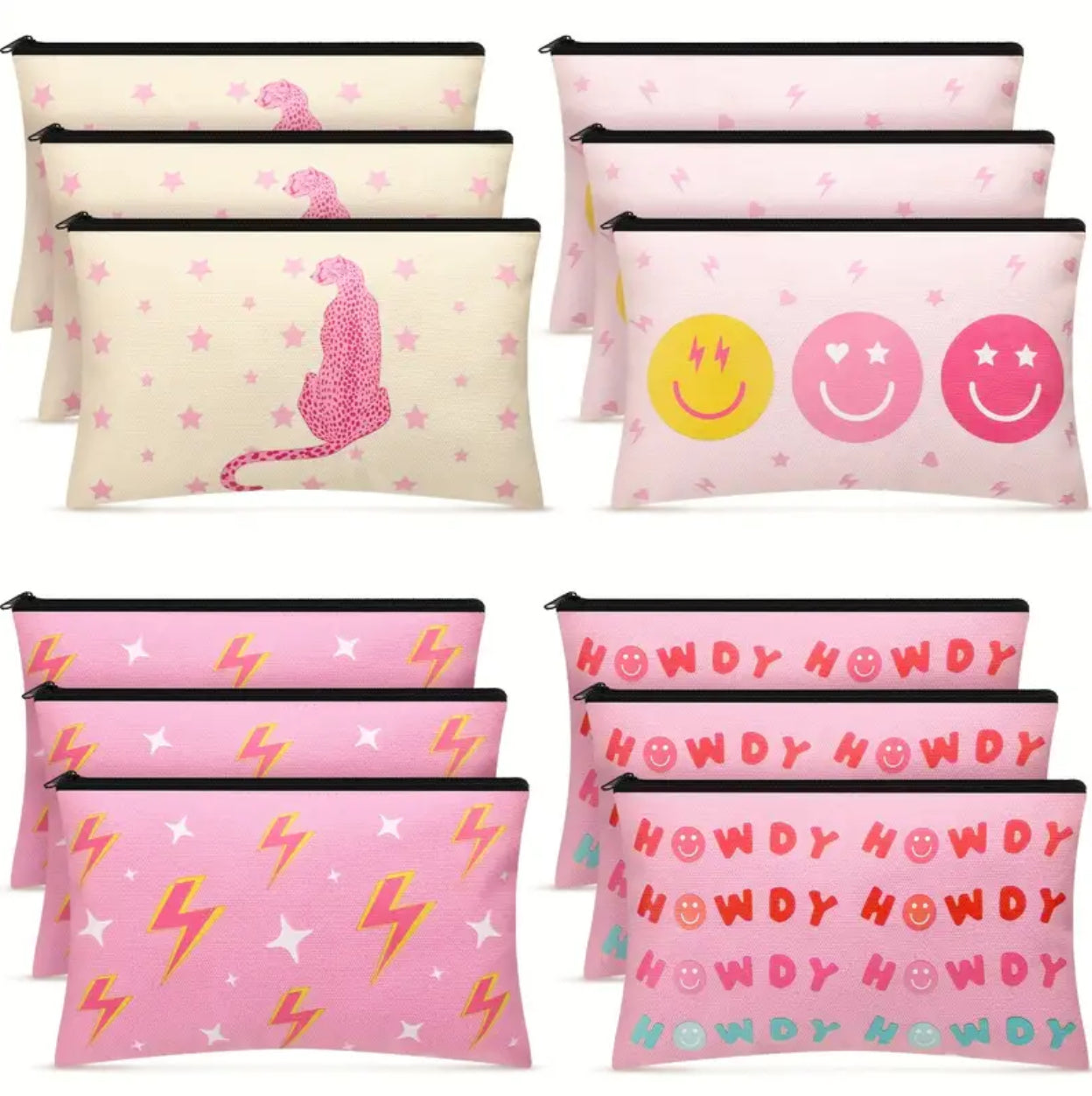 Preppy Makeup Bag